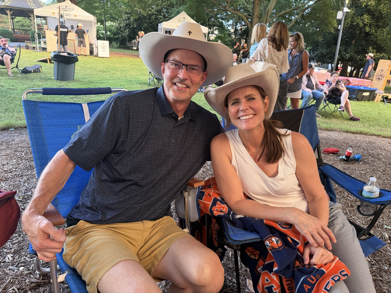 Jeff and his wife at a Norcross community festival